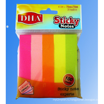 Стандарт США Neon3inchx3inch Stiky Примечание (5strips)